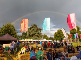 Cornbury Rainbow in the Cotswolds
